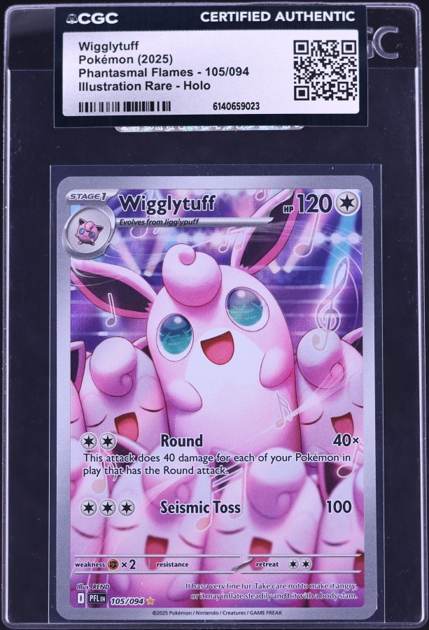 2025 Pokemon Japanese Mega Inferno X AR Wigglytuff #91 CGC 10