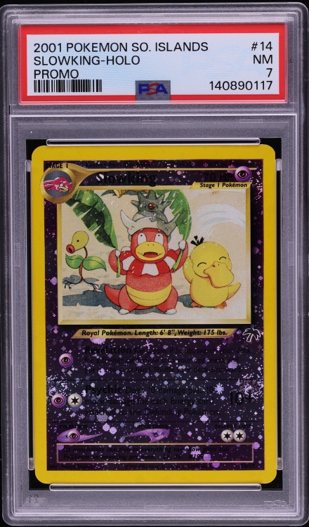 2001 Pokemon Southern Islands Promo Holo Slowking #14 PSA 7 NRMT