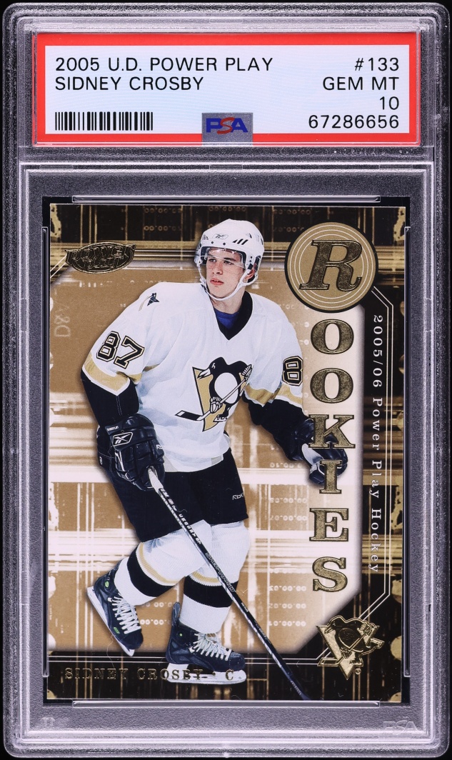 2005 Upper Deck Power Play Sidney Crosby ROOKIE #133 PSA 10 GEM MINT