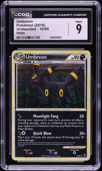 2010 Pokemon Japanese Reviving Legends 1st Edition Holo Umbreon