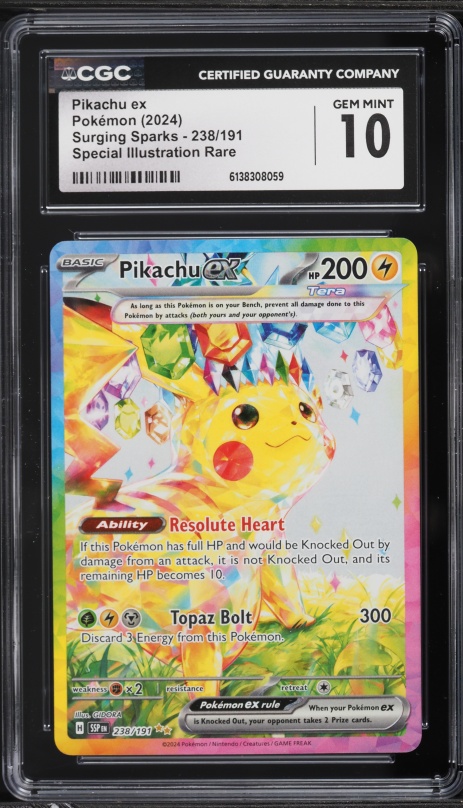 2024 Pokemon SV Black Star Promo World Championship Pikachu #190