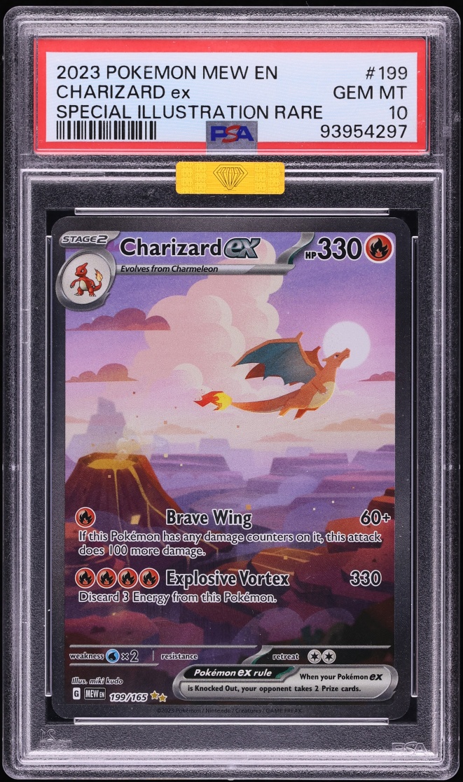 2023 Pokemon Scarlet & Violet 151 SIR Charizard ex #199 MBA PSA 10 GEM MINT