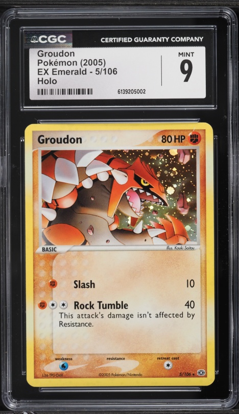rare groudon card Primal Groudon EX -Single Card main image 1