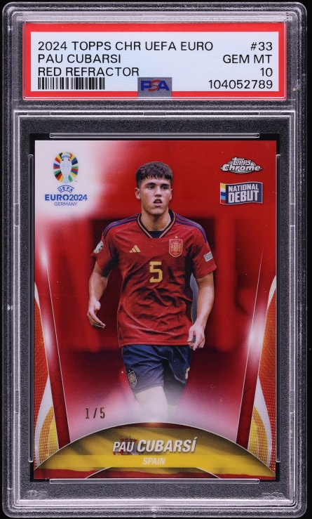 2024-25 Select La Liga #217 Pau Cubarsi on Fanatics Collect