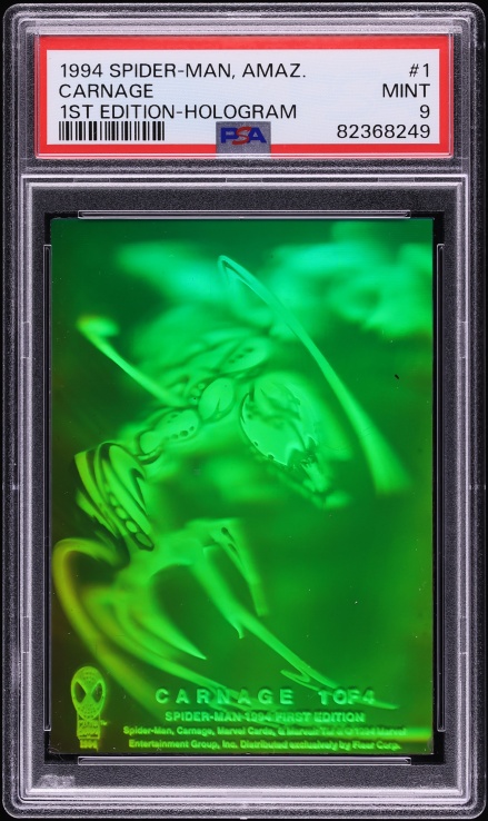 1994 Fleer The Amazing Spider-Man Carnage #66 PSA 10 GEM MINT on Fanatics Collect 1994 Fleer The Amazing Spider-Man Carnage #66 PSA 10 GEM MINT on Fanatics Collect