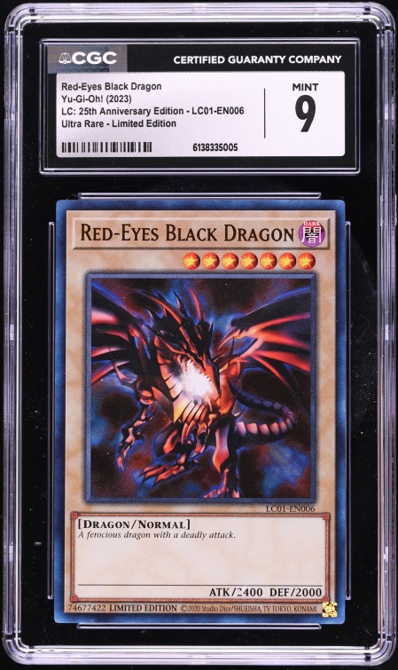 2023 Yu-Gi-Oh! 25th Anniversary Red Eyes Black Dragon #TN23-EN003