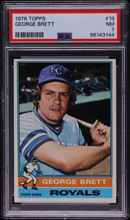 1976 Topps George Brett #19 PSA 7 NRMT