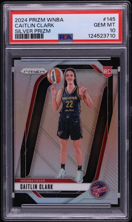 2024 Panini Prizm WNBA Silver Caitlin Clark ROOKIE #145 PSA 10 GEM MINT