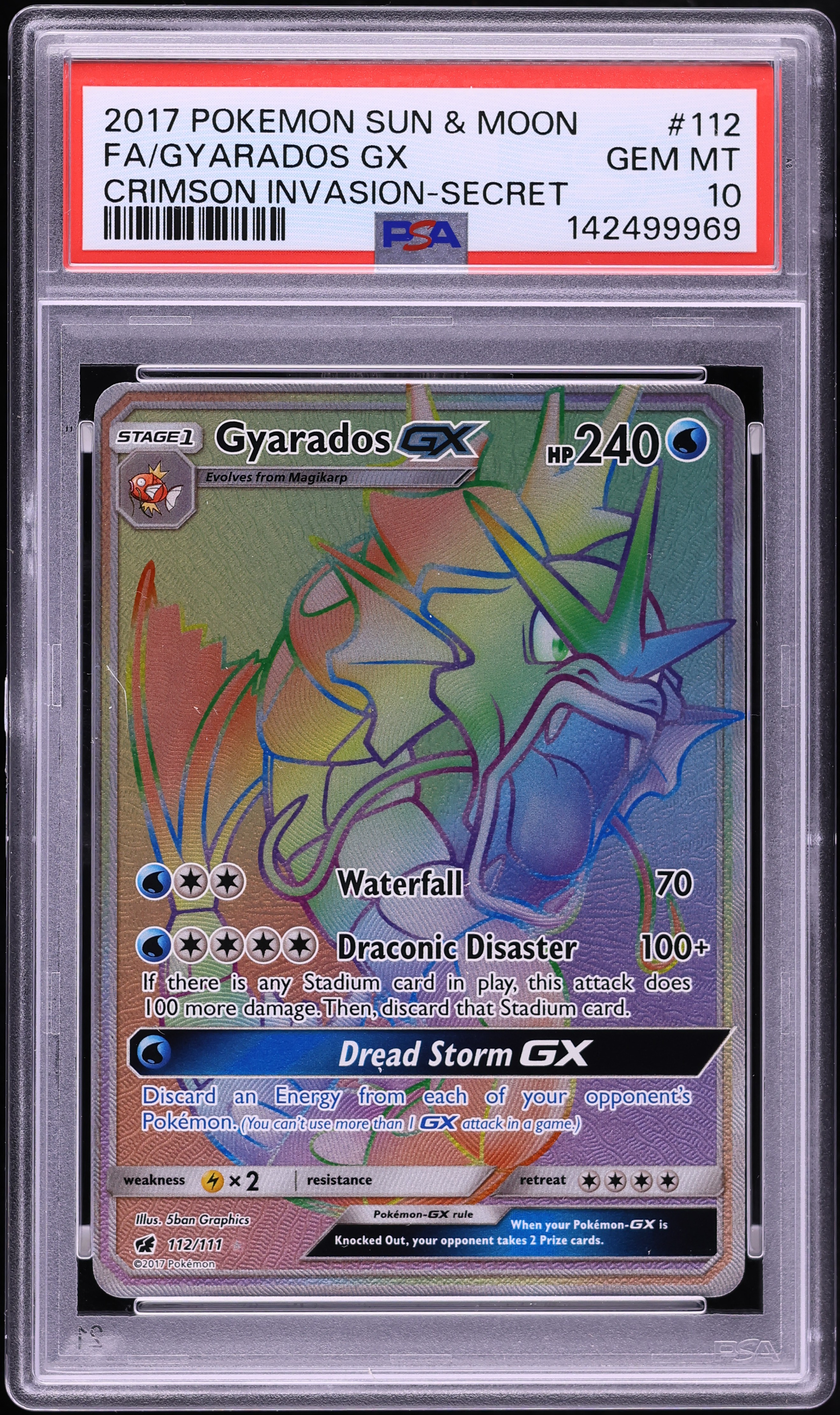 gyarados gx pokemon card price - - SM212 - Black Star Promo this card is the perfect way to showcase your collection. Pokemon Sun & Moon Promo