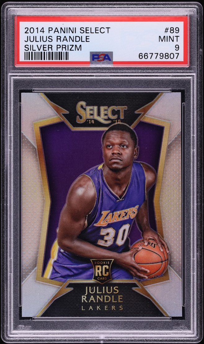 2014 Select Silver Prizm Julius Randle ROOKIE #89 PSA 9 MINT