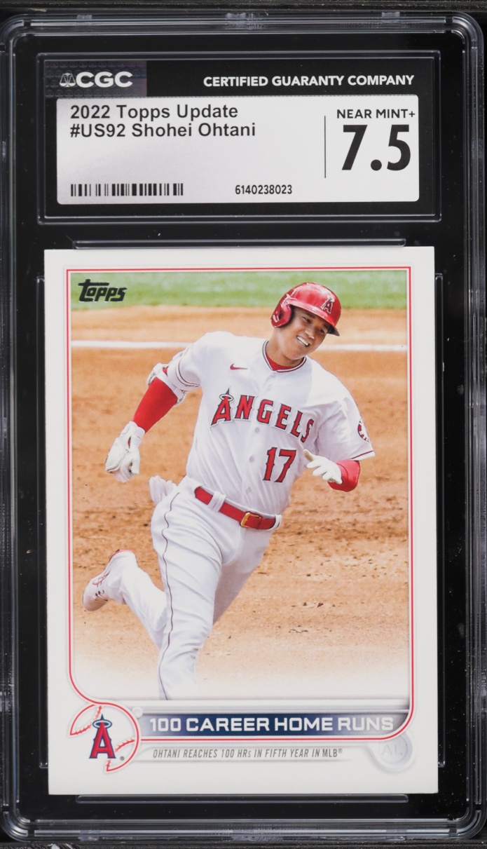 2022 Topps Update Shohei Ohtani #US92 CGC 7.5 NRMT+