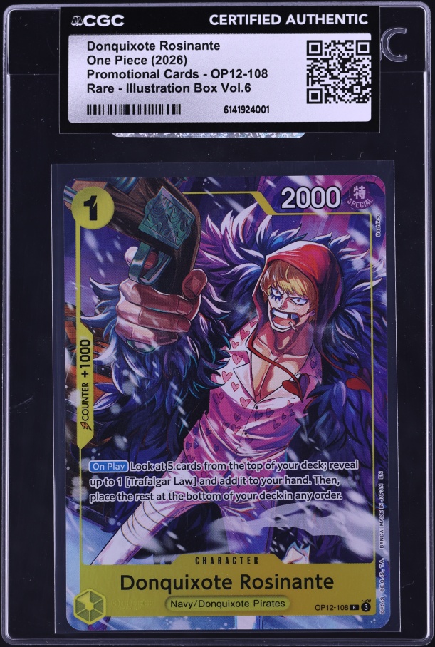 2025 One Piece Legacy Of The Master Alt Art Donquixote Rosinante