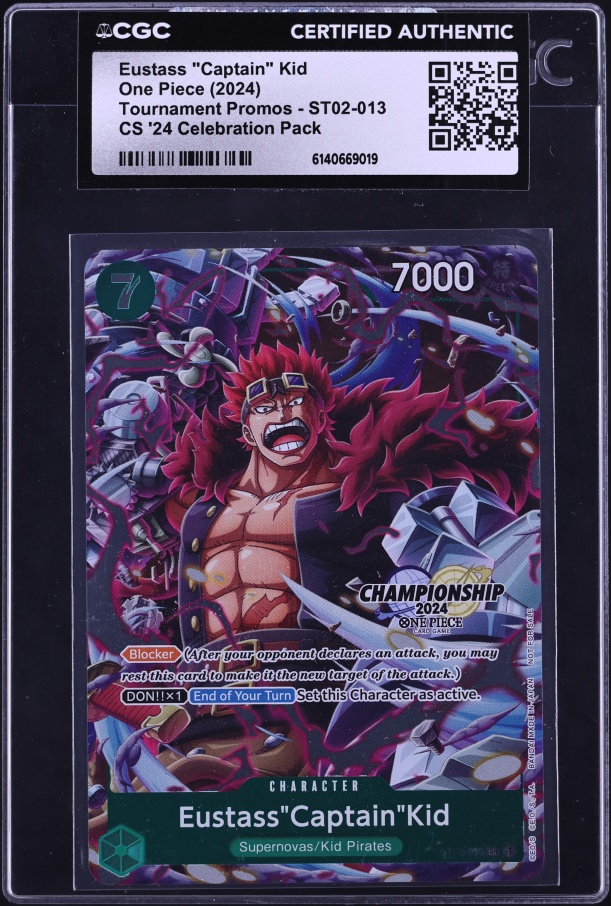 2024 One Piece Promo Championship Celebration Super Rare Eustass