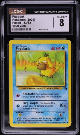 2025 Pokemon Japanese Mega Dream ex AR Psyduck #199 PSA 10 GEM