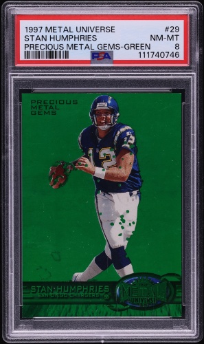 1997 Metal Universe Precious Metal Gems Dennis Rodman PMG RED /100