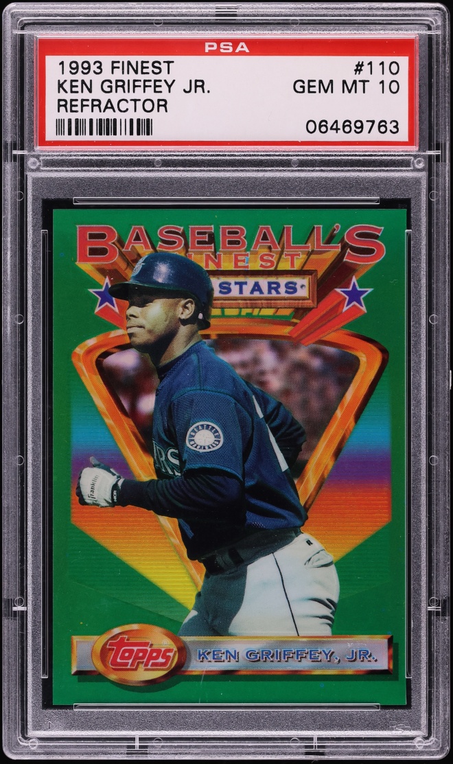 1993 Finest Refractor Ken Griffey Jr. ALL-STAR #110 PSA 10 GEM MINT