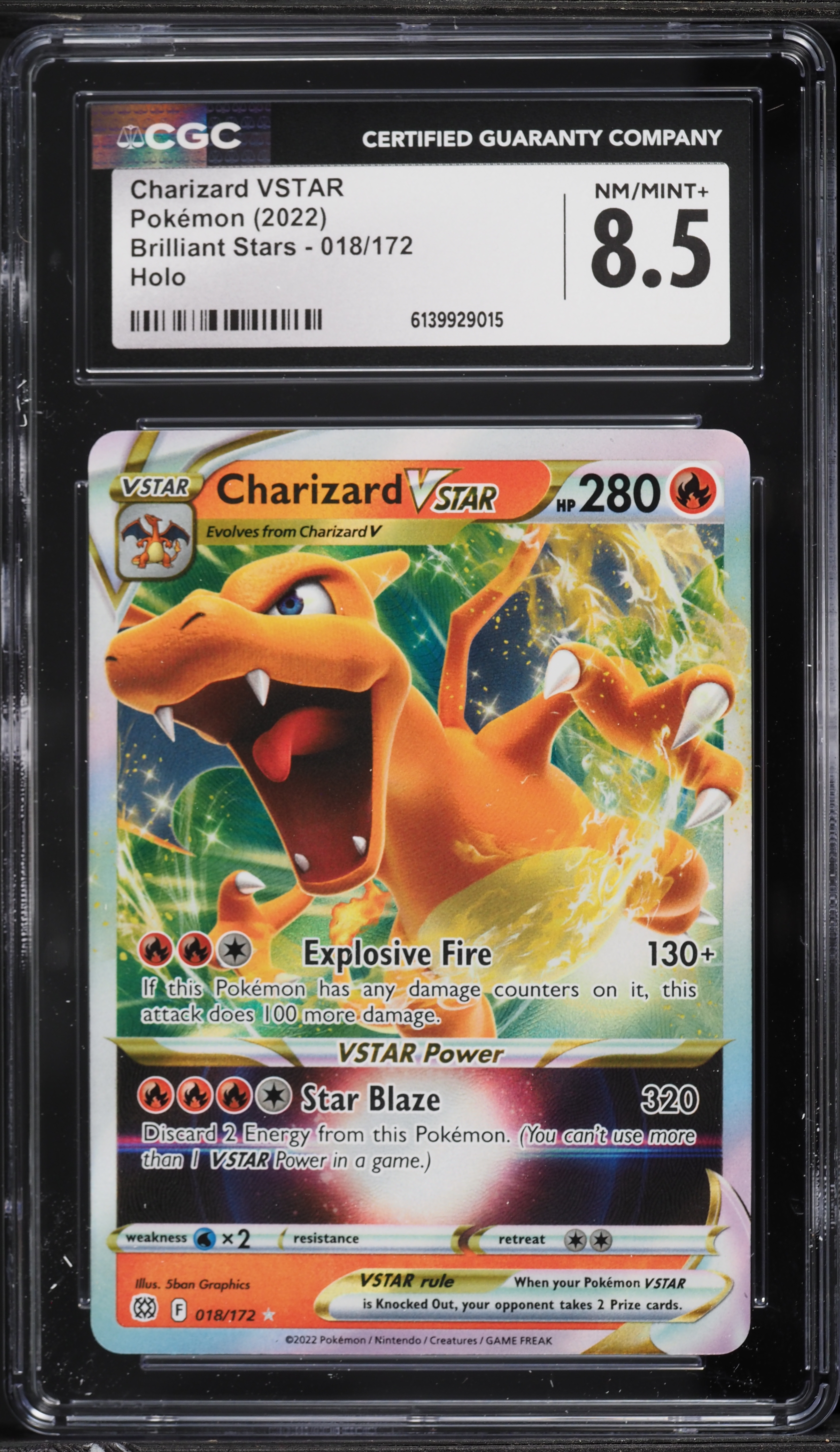 pokemon tcg brilliant stars 018 172 charizard vstar card #18 Prices | [1RRR] Star Blaze (320) Discard 2 Energy from this Pokemon Charizard VSTAR (018/172) [Sword &