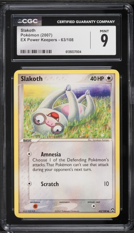 slakoth pokemon card value Platinum Common #95 Single Strike 2024 SLAKOTH #212 POKEMON SURGING