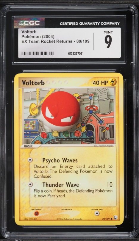 Pokemon Single Card EX TEAM ROCKET RETURNS - 080/109 : Voltorb Pokemon Single Card EX TEAM ROCKET RETURNS - 080/109 : Voltorb