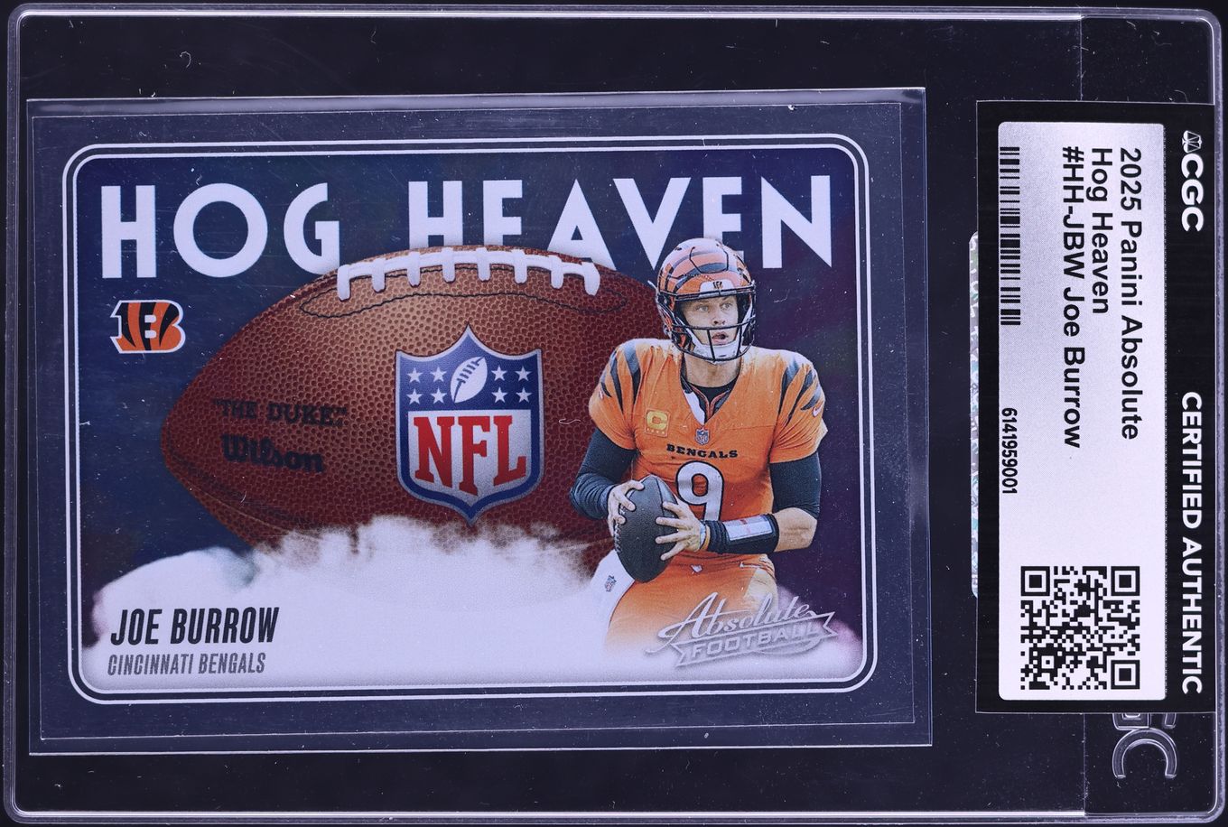2025 Absolute Hog Heaven Joe Burrow #HH-JBW CGC AUTH