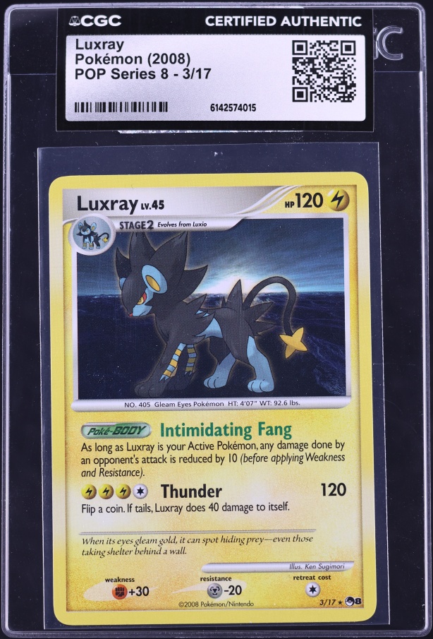 2007 Pokemon Diamond & Pearl Holo Luxray #7 CGC 10 GEM MINT on Fanatics  Collect