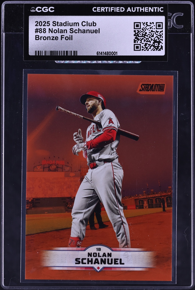 2025 Stadium Club Bronze Foil Nolan Schanuel #88 CGC AUTH
