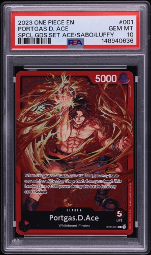 2023 One Piece Japanese Championship '23 Leader Portgas D. Ace