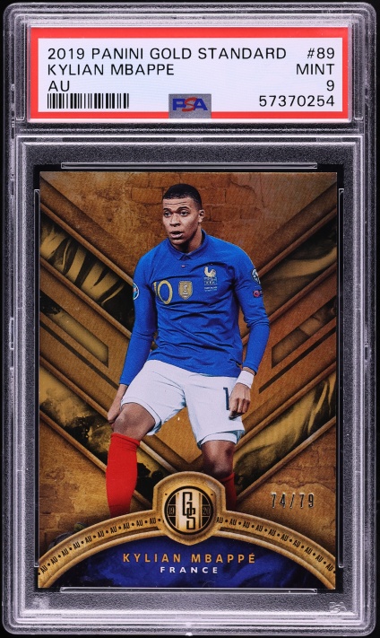 2018 Panini Prizm World Cup Cyrillic Text Kylian Mbappe SSP ROOKIE
