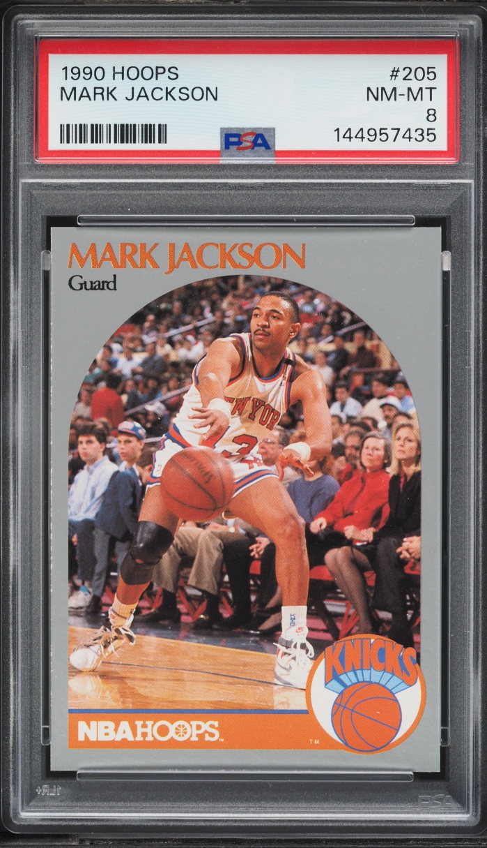 1990 Hoops Mark Jackson #205 PSA 8 NM-MT