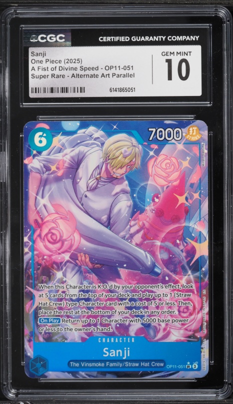 2025 One Piece Legacy Of The Master Treasure Rare Vinsmoke Sanji