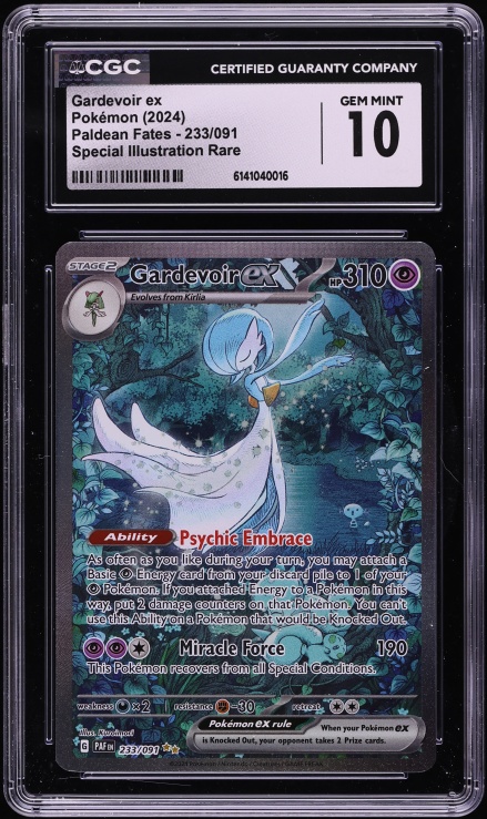 2024 Pokemon SV Paldean Fates Full Art Gardevoir ex #217 CGC 9.5 MINT+ on Fanatics Collect 2024 Pokemon SV Paldean Fates Full Art Gardevoir ex #217 CGC 9.5 MINT+ on Fanatics Collect