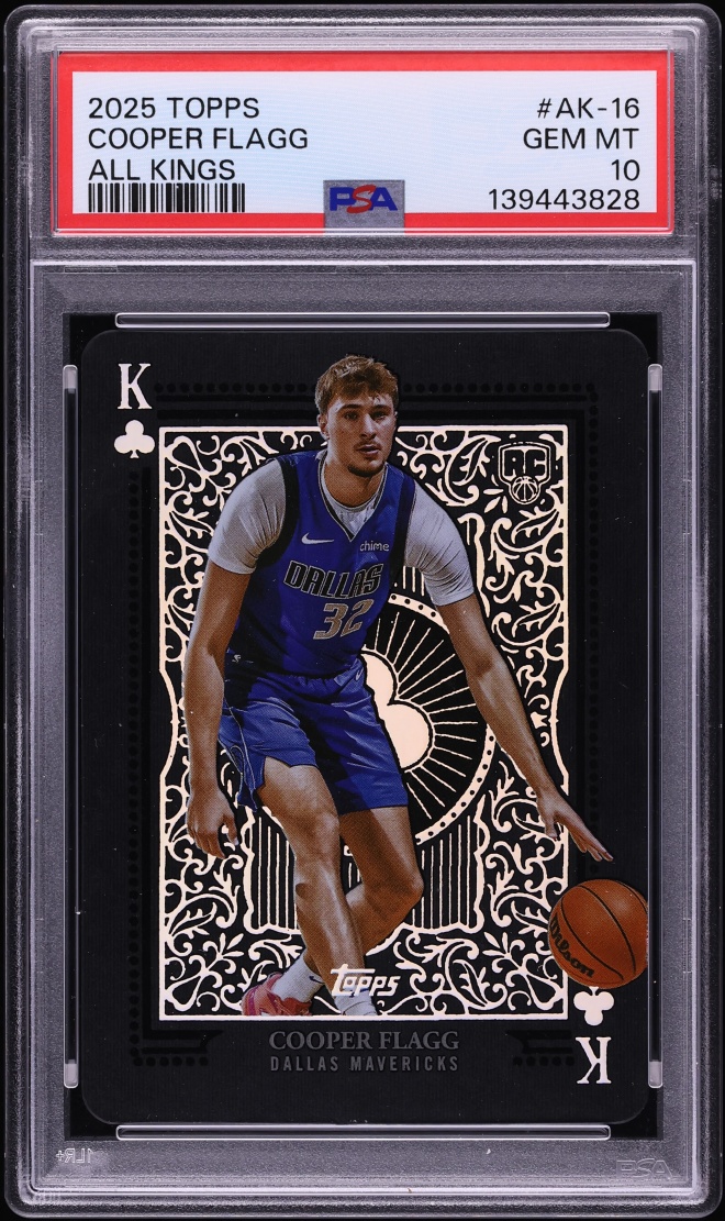 2025 Topps All Kings Cooper Flagg ROOKIE #AK-16 PSA 10 GEM MINT