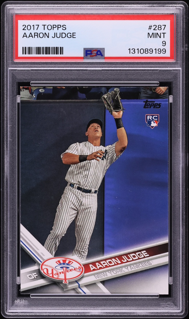 2017 Topps Aaron Judge ROOKIE #287 PSA 9 MINT