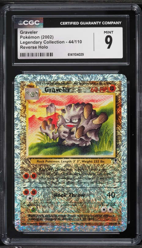 2005 Pokemon Japanese Mirage Forest 1st Edition Graveler #051 CGC