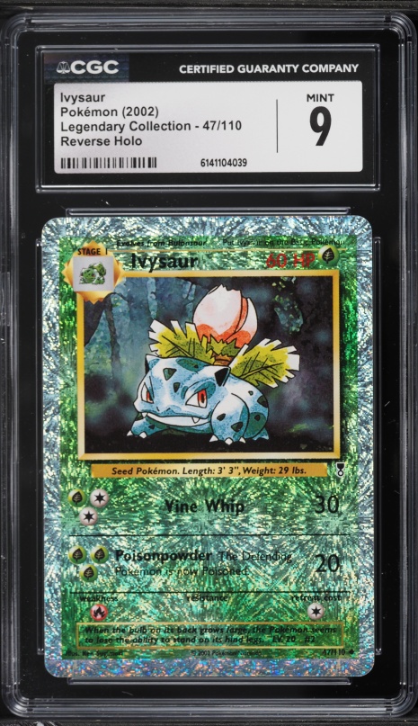 1997 Pokemon Japanese Pocket Monsters Carddass Ivysaur #002 PSA 10