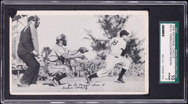 1936 R313 National Chicle Joe Dimaggio ROOKIE SGC 1 PR