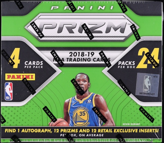 2018 Panini Prizm Basketball Sealed Retail Box, 24ct Packs, Luka Doncic ROOKIE?