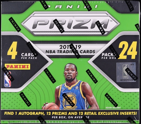 2018 Panini Prizm Basketball Sealed Retail Box, 24ct Packs, Luka Doncic ROOKIE?