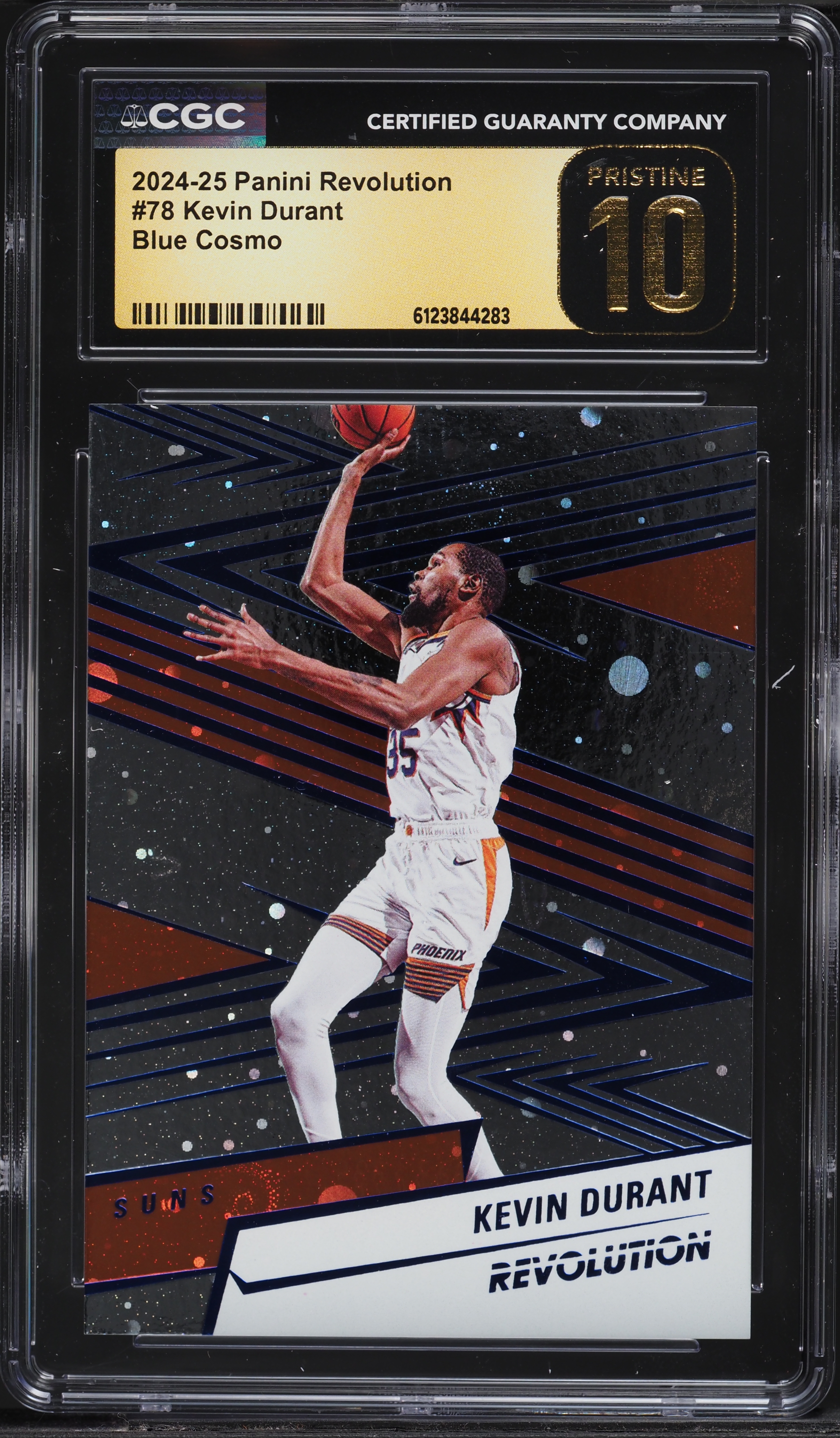 2024 Panini Revolution Basketball Blue Cosmo Kevin Durant #78 CGC 10 PRISTINE