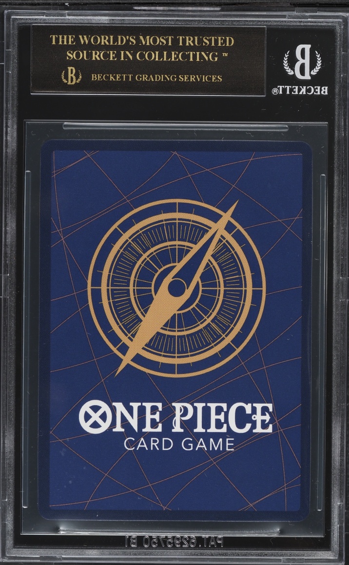 2022 One Piece Japanese Premium 25th Anniversary Manga Art Nami #OP01-016 BGS 10 BLACK LABEL