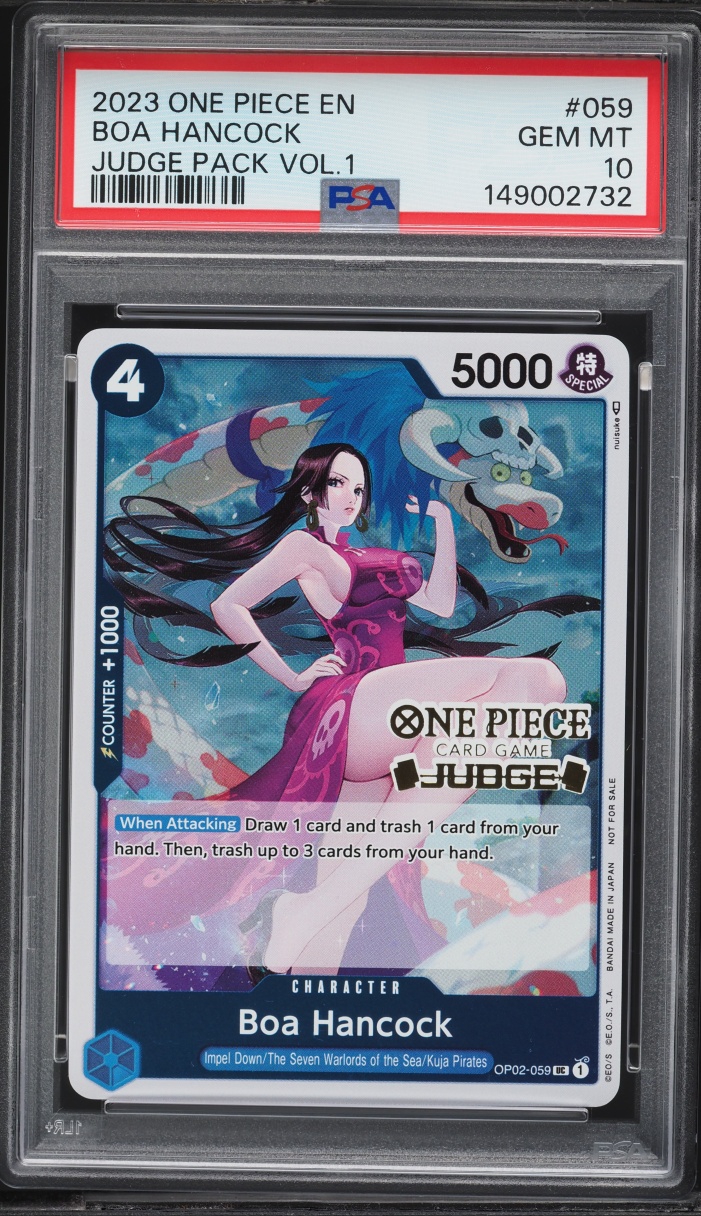 2023 One Piece Judge Pack Volume 1 Boa Hancock #OP02-059 PSA 10 GEM MINT