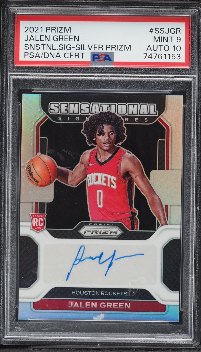 ジェイレン・グリーン 2021-22PRISM　シルバーPRISM直筆サイン 2021 Panini Prizm Sensational Signatures Silver Jalen Green ROOKIE