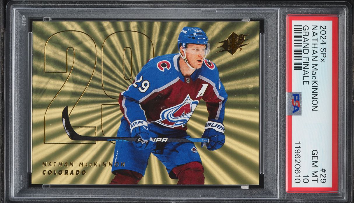 2024 SPX Grand Finale Nathan Mackinnon /50 #29 PSA 10 GEM MINT