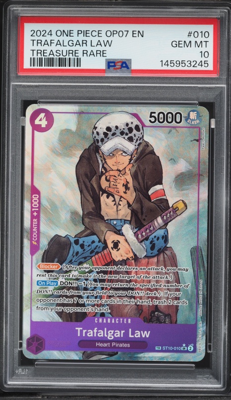 2024 One Piece Premium Booster The Best Manga Alt Art Trafalgar