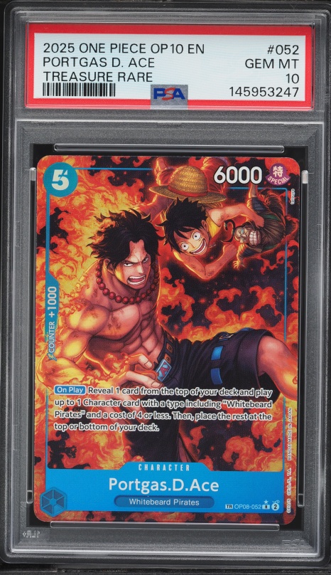 2025 One Piece 3rd Anniversary Treasure Portgas D. Ace #OP07-053