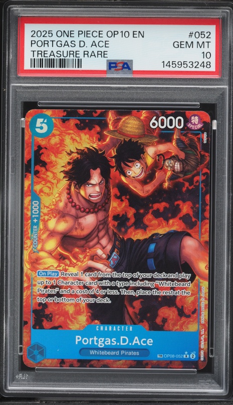 2025 One Piece Tournament Promo 3rd Anniversary Winner Portgas D