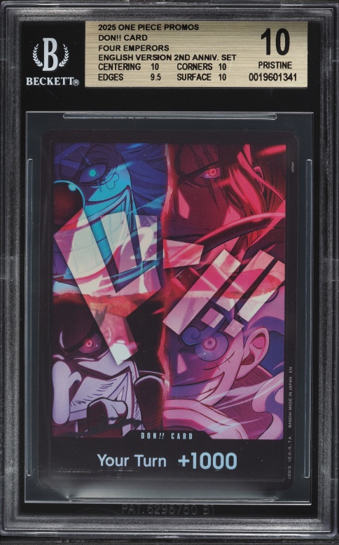 2025 One Piece Promo 2nd Anniversary Set English Version Don!! BGS