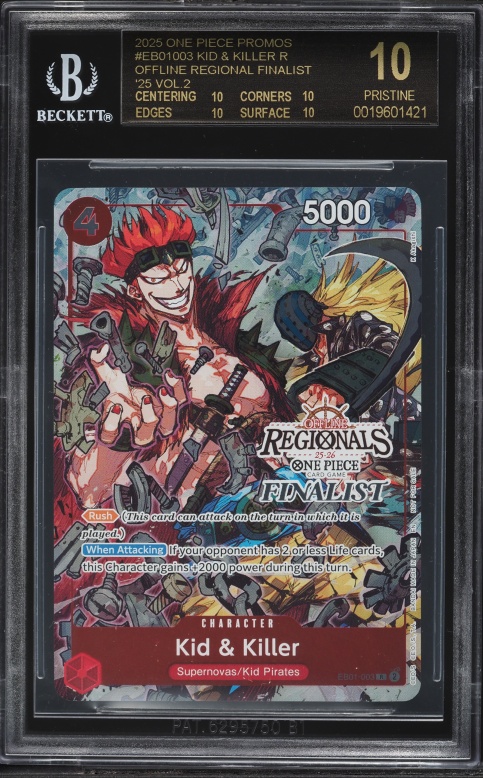 Kid & Killer フラッグシップ Finalist PSA BGS PSA 10 Kid & Killer EB01-003 Alternate Art One Piece Card Game