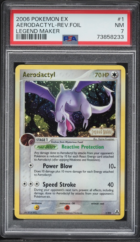 pokemon cards aerodactyl ex Mega Premium Collection Box favorite character Aerodactyl ex (Mythical Island #84/86,