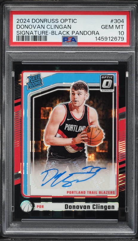 2024-25 Panini Mosaic Rookie Autographs Mosaic Bronze #15 Donovan